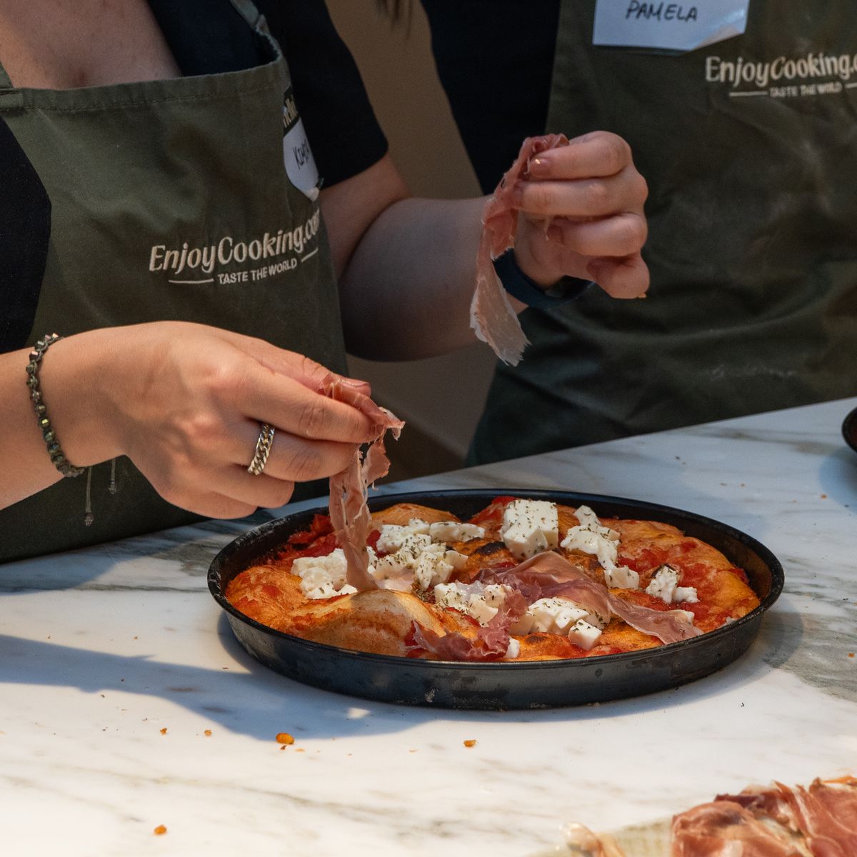 All-in-One Italian Cooking Experience: Pizza, Pasta & Gelato Near the Colosseum