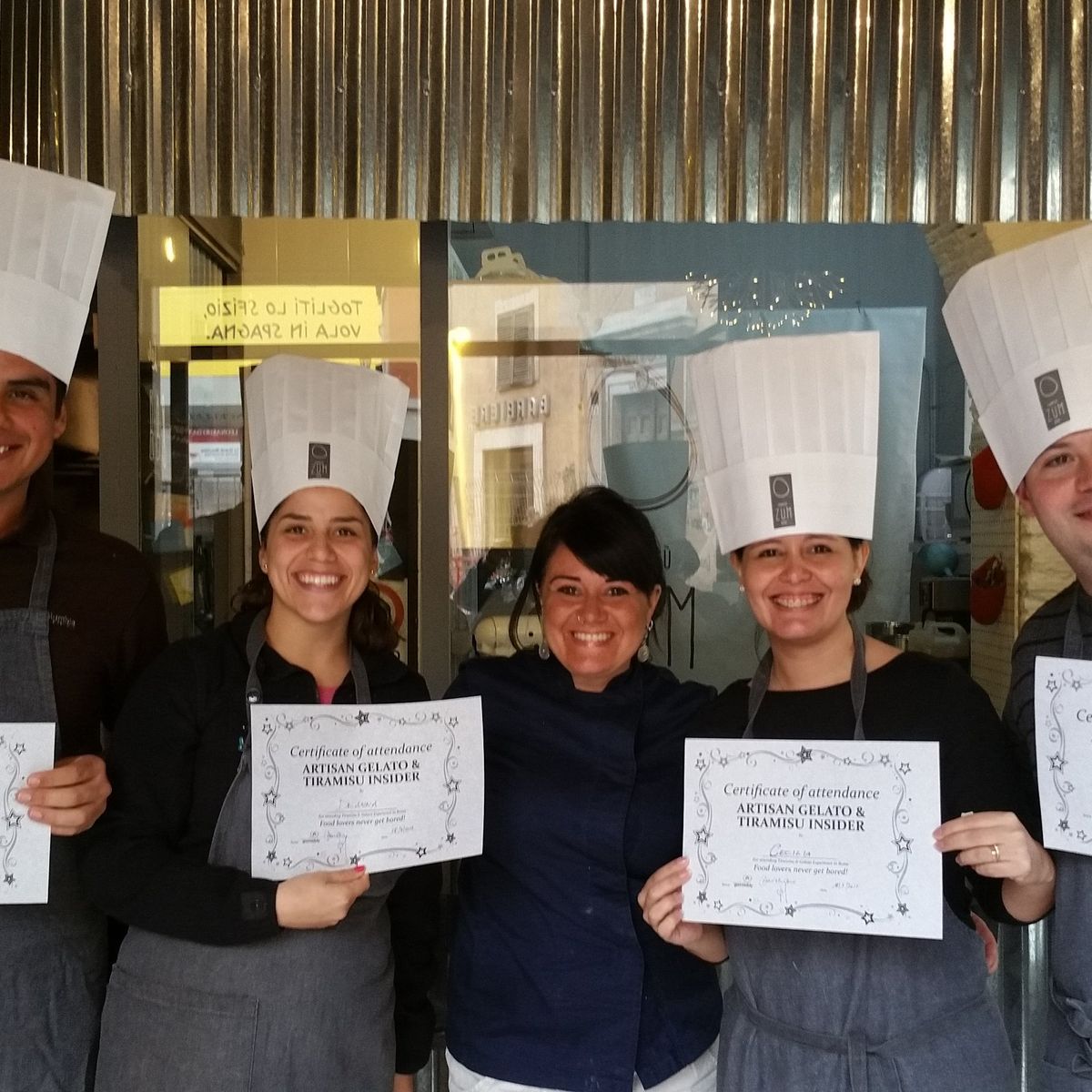 Cours de cuisine Gelato et Tiramisu à Rome près de Campo de' Fiori
