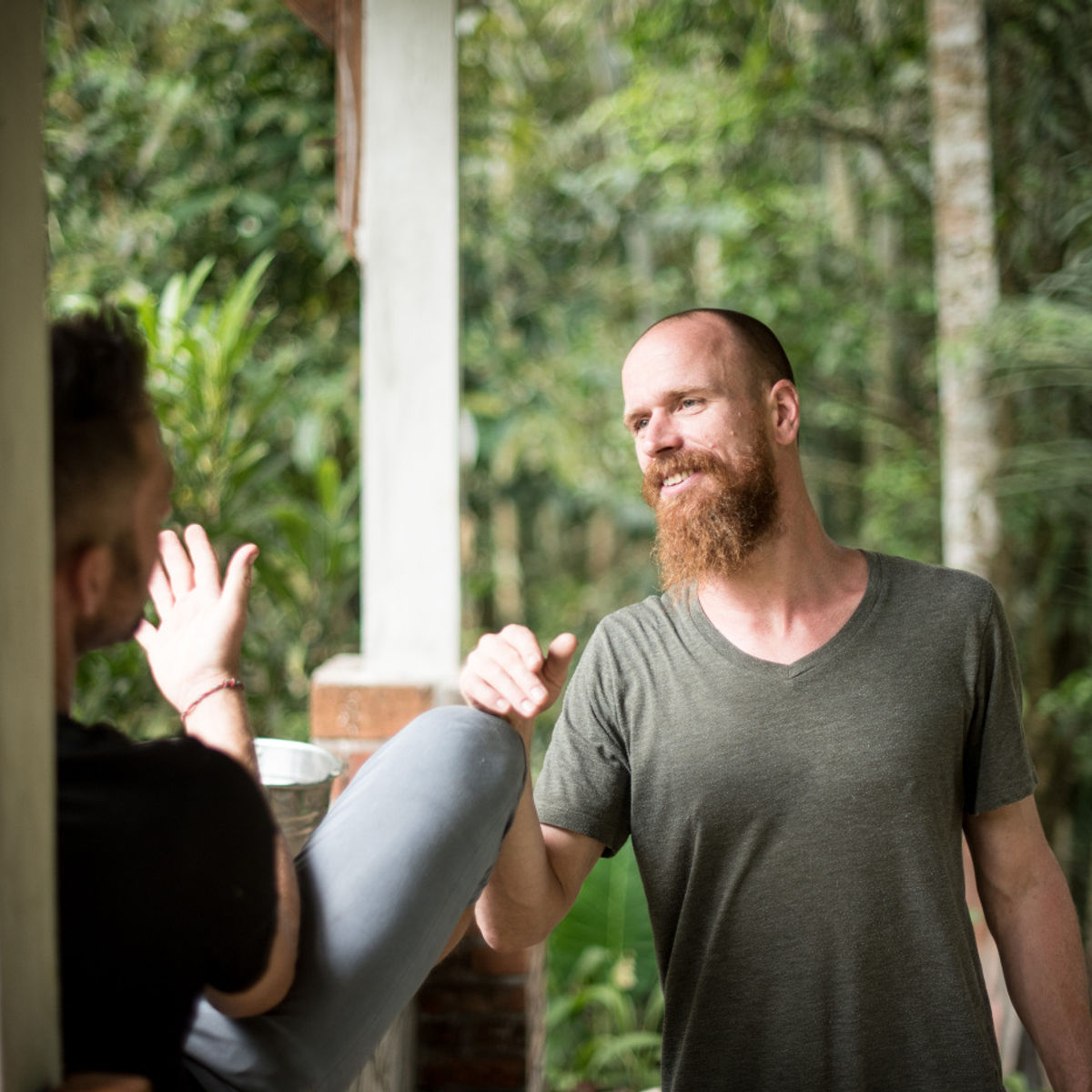 Forage in Rain Forest Gardens and Healthy Vegan Cooking Day Plan