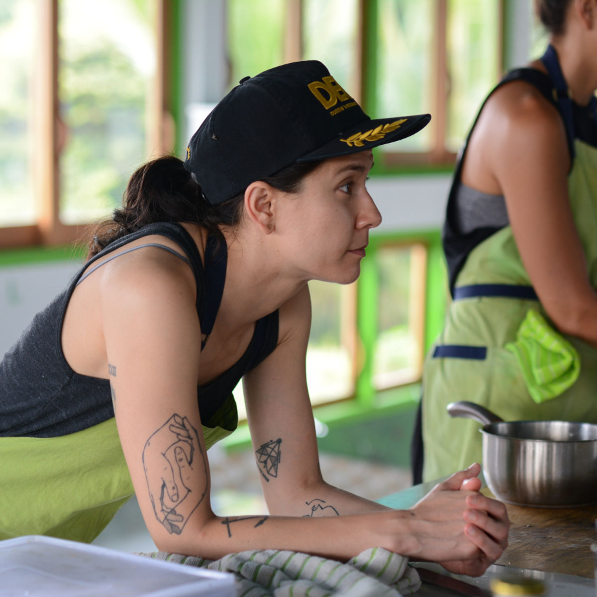 Forage in Rain Forest Gardens and Healthy Vegan Cooking Day Plan