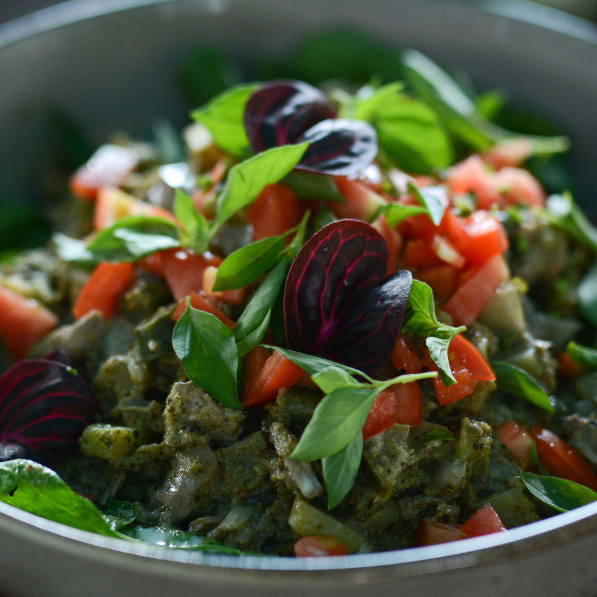 Forage in Rain Forest Gardens and Healthy Vegan Cooking Day Plan