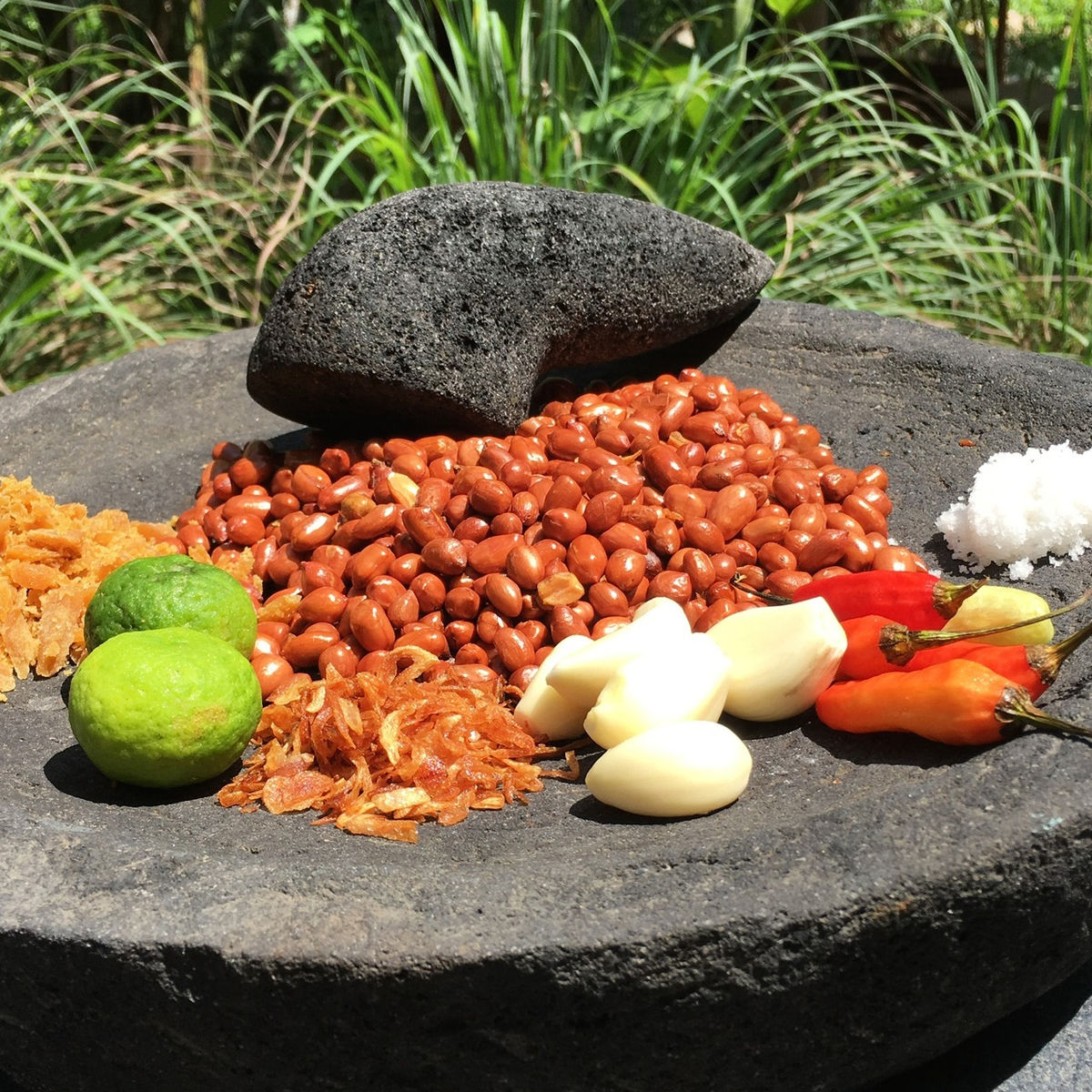 Authentic 15-Recipe Balinese Ceremonial Feast, only 8 cooks per class - Pick Organic Produce in our Garden.