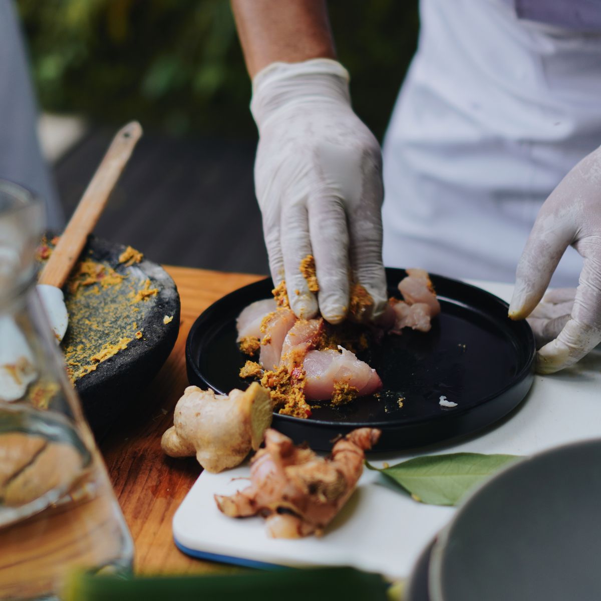Cours de cuisine balinaise authentique avec un chef