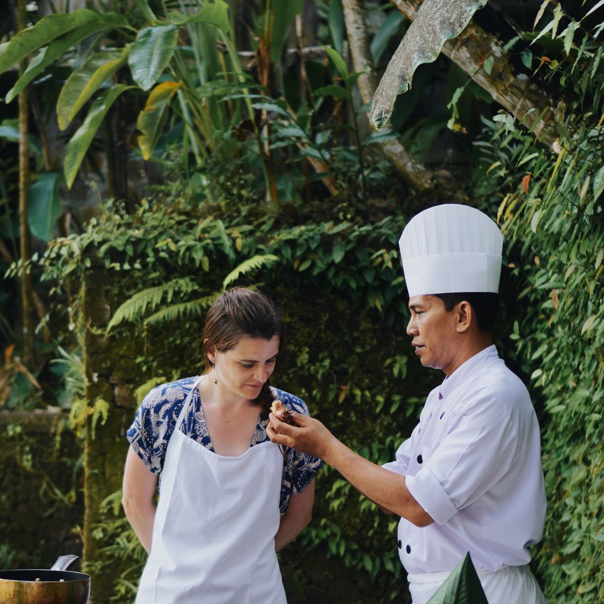 Cours de cuisine balinaise authentique avec un chef
