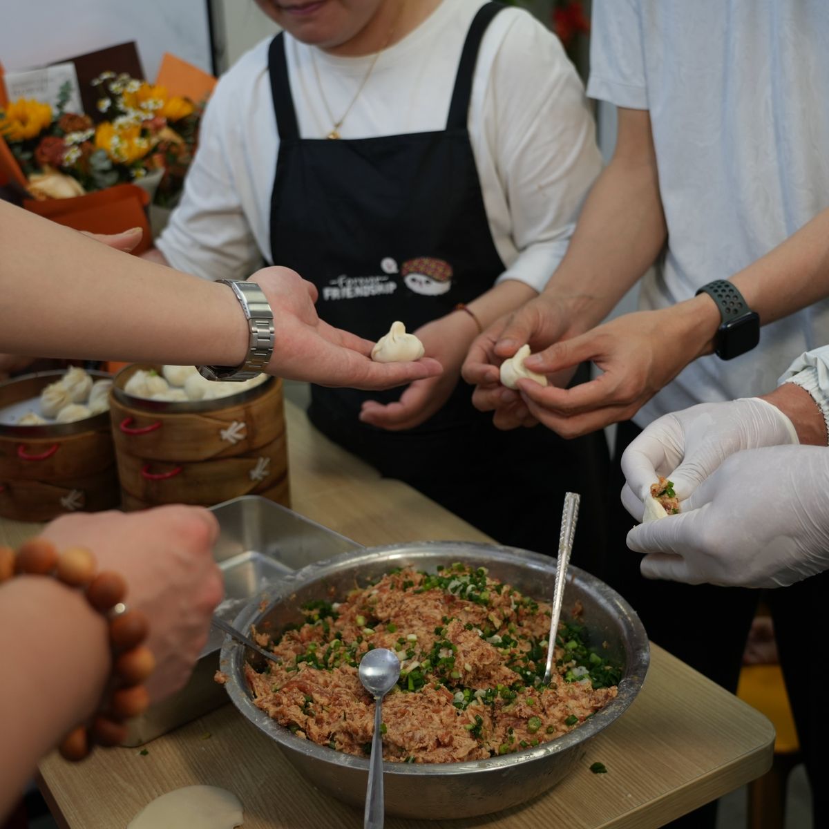 Authentic Hangzhou Bun and Soup Dumpling Making Class with a Local Chef