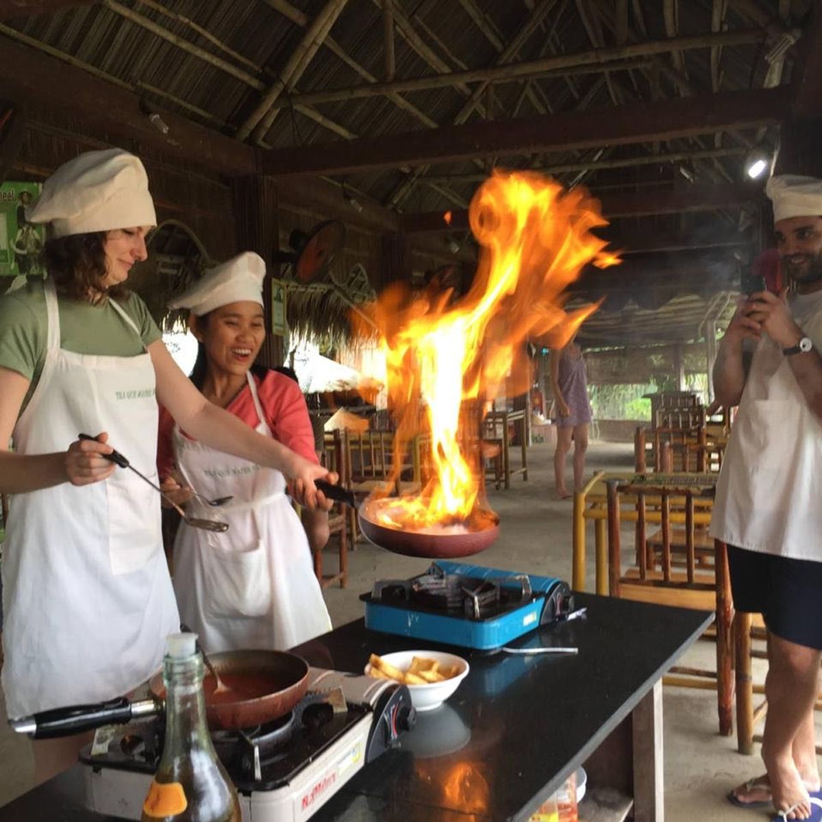 Tra Que Water Wheel Cooking Class with Organic Herb Garden Visits