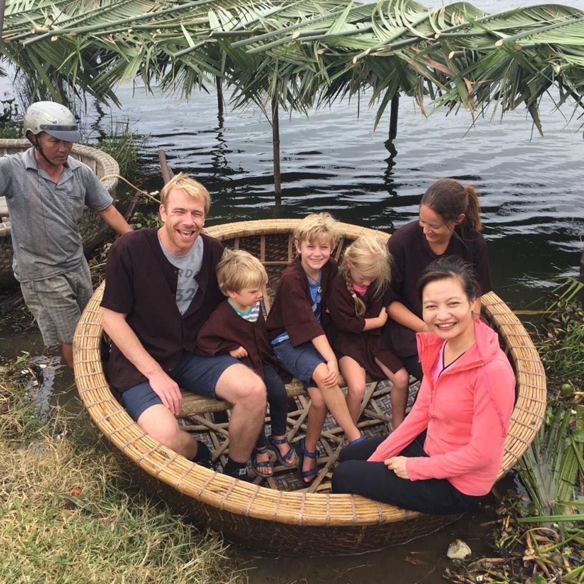 Tra Que Water Wheel Cooking Class with Organic Herb Garden Visits