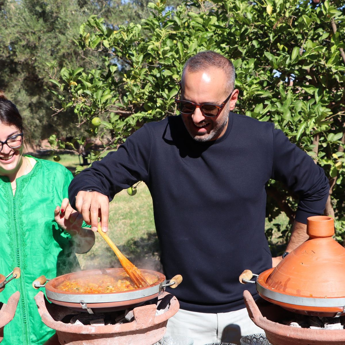 Cours de cuisine marocaine authentique dans une ferme près de Marrakech
