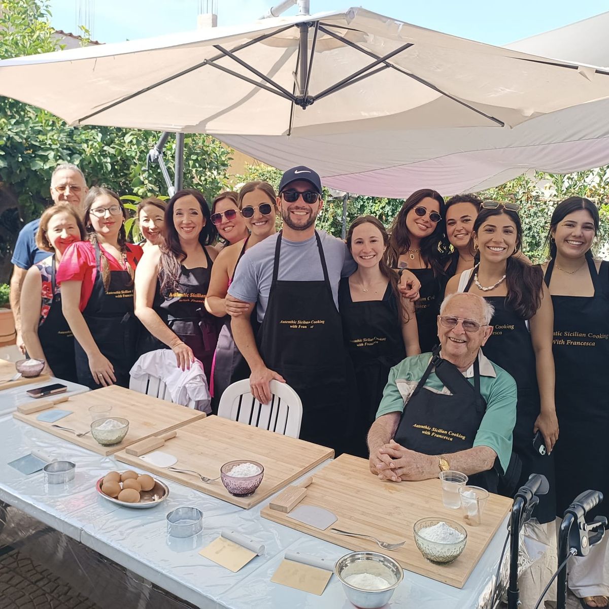 Authentic Sicilian Pasta-Making Experience with Garden-Fresh Flavors