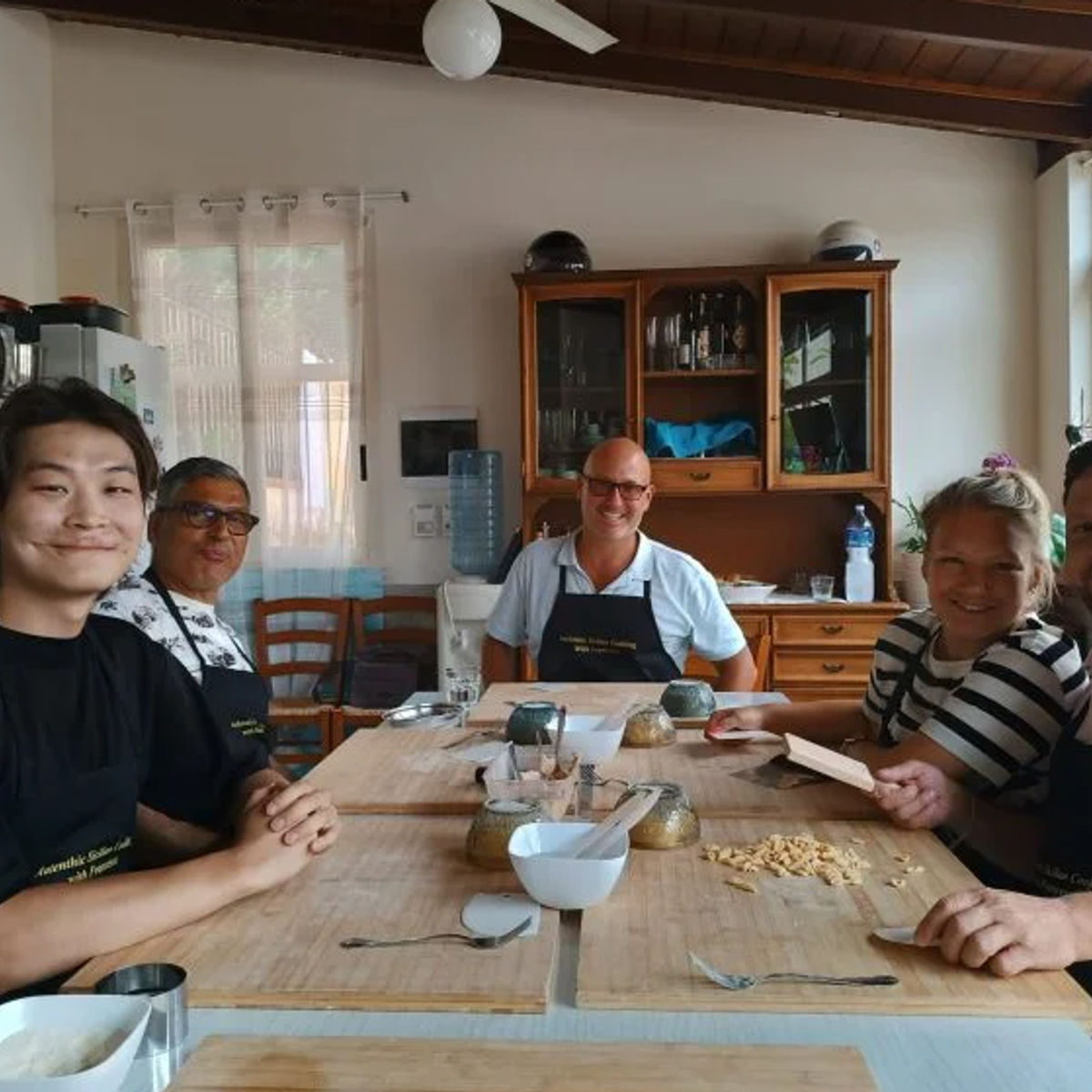 Authentic Sicilian Pasta-Making Experience with Garden-Fresh Flavors