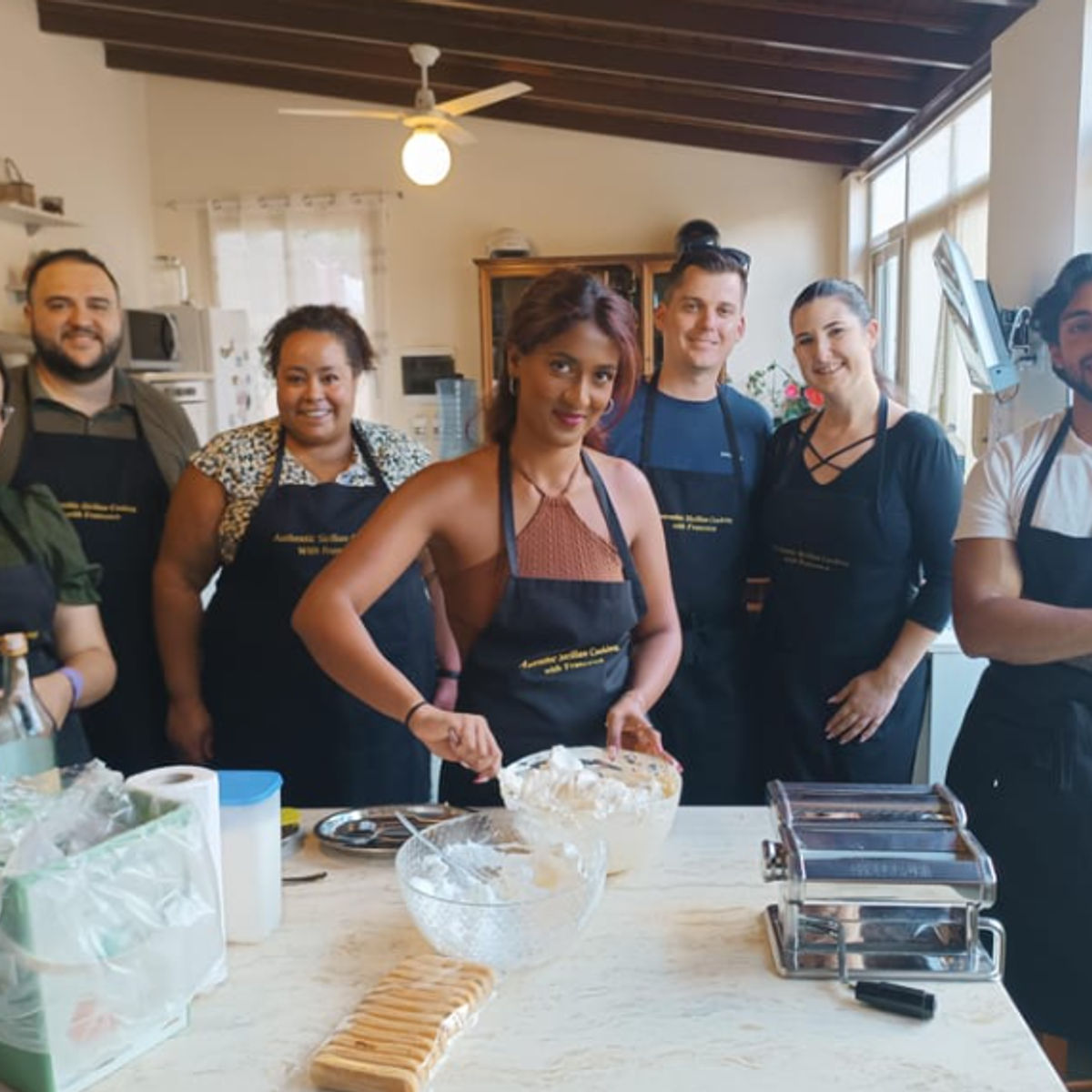 Authentic Sicilian Pasta-Making Experience with Garden-Fresh Flavors