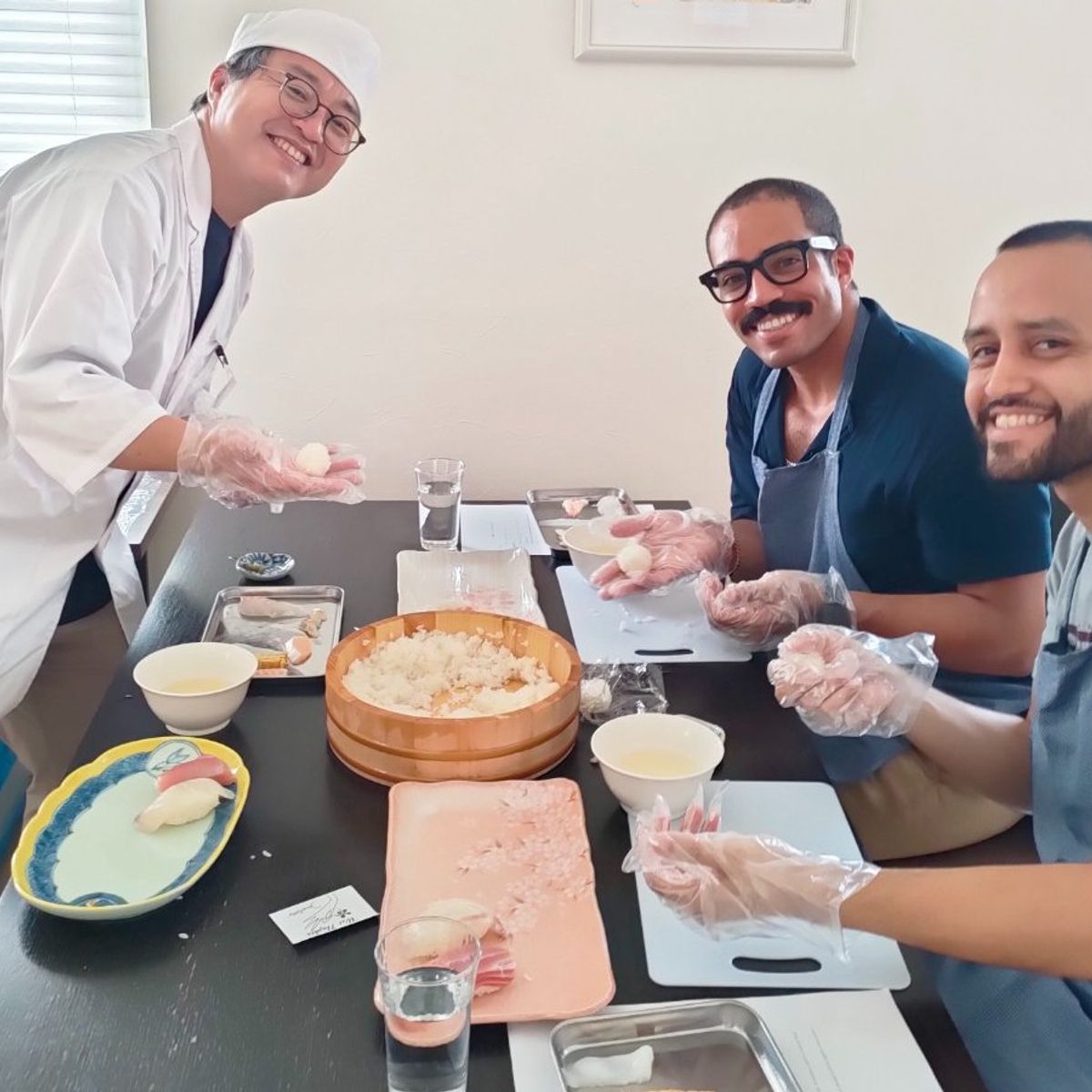 Authentic Sushi Making Experience with a Pro Japanese Chef & Local Supermarket Tour (Private or Small Group)