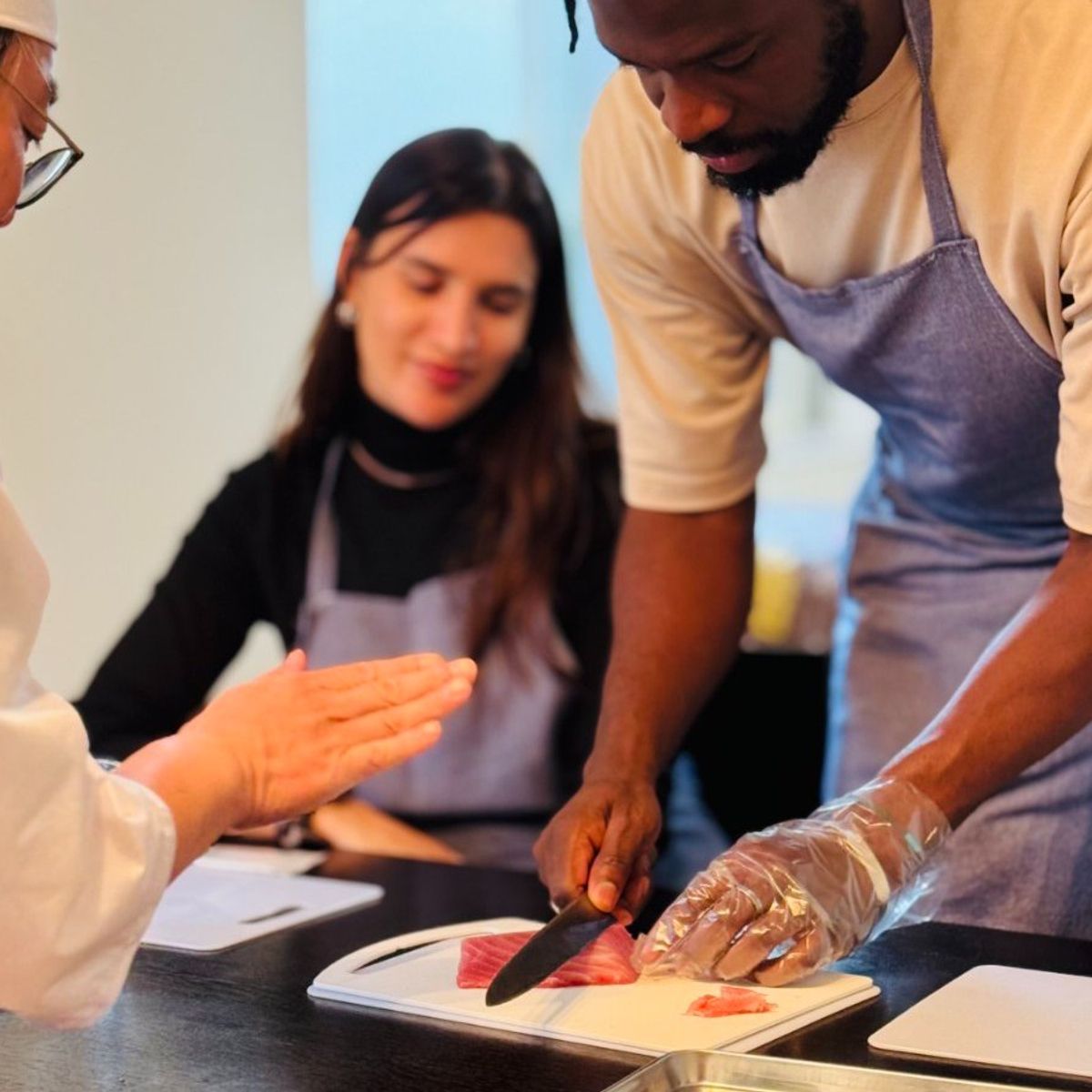 Authentic Sushi Making Experience with a Pro Japanese Chef & Local Supermarket Tour (Private or Small Group)