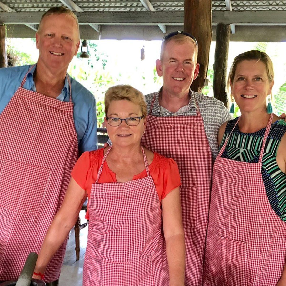 Authentic Thai Cooking in a Garden with Easy and Simple Recipe