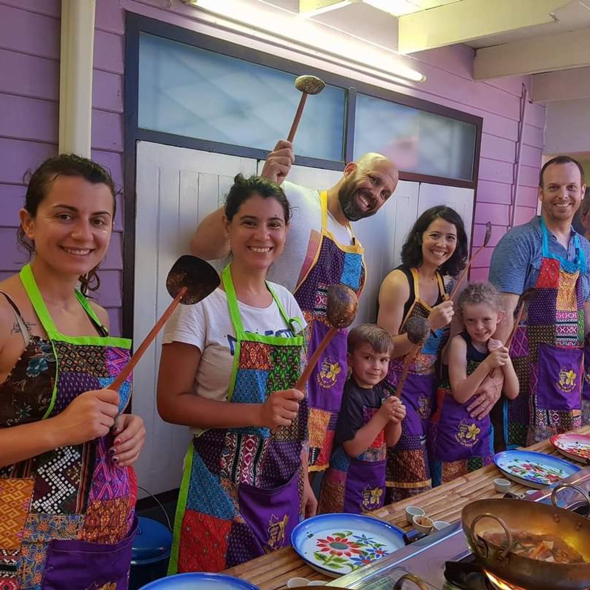 Authentic Thai Cooking in Traditional 100 Year Old House and Local Market Tour