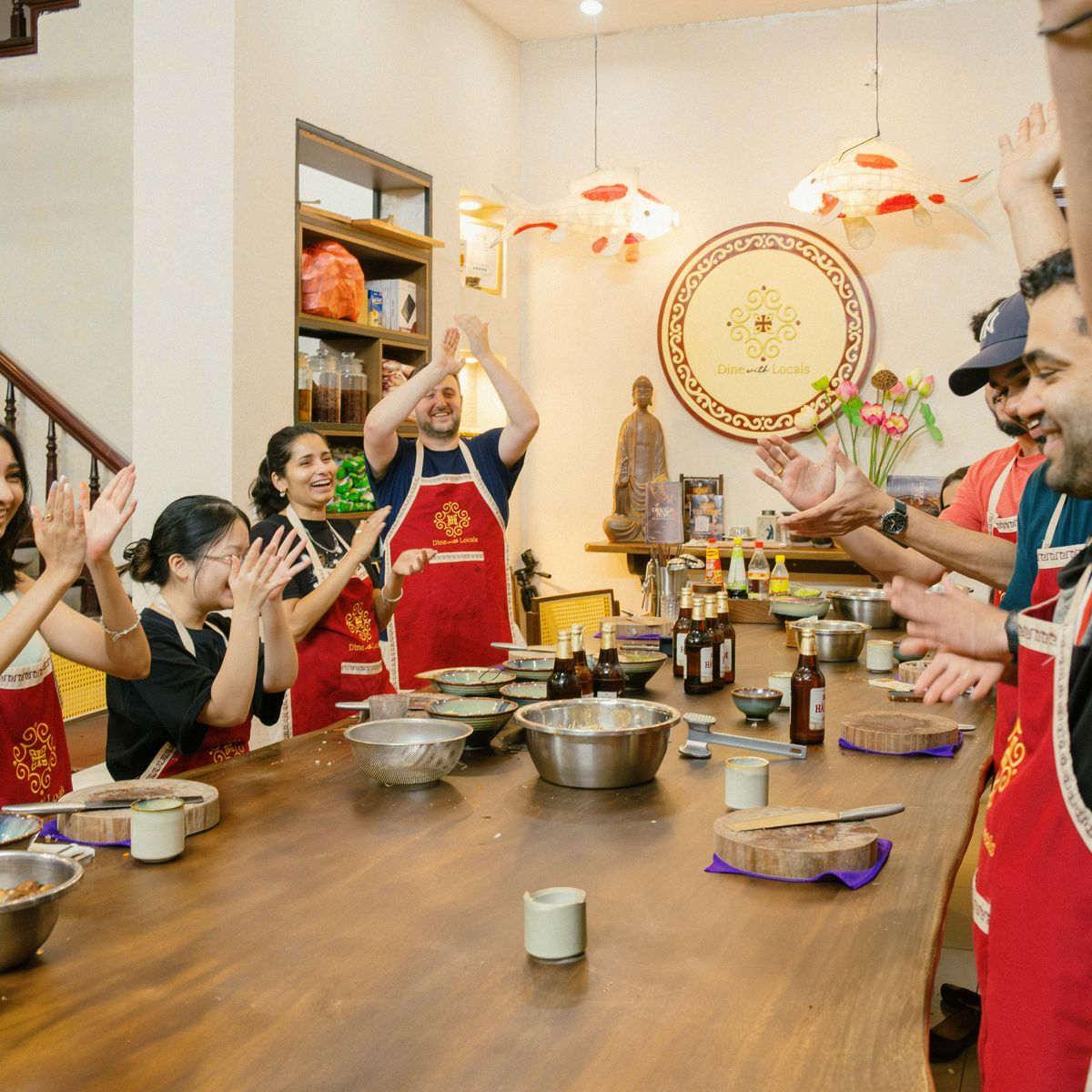 Cours de cuisine vietnamienne authentique avec visite du marché et dégustation de café signature