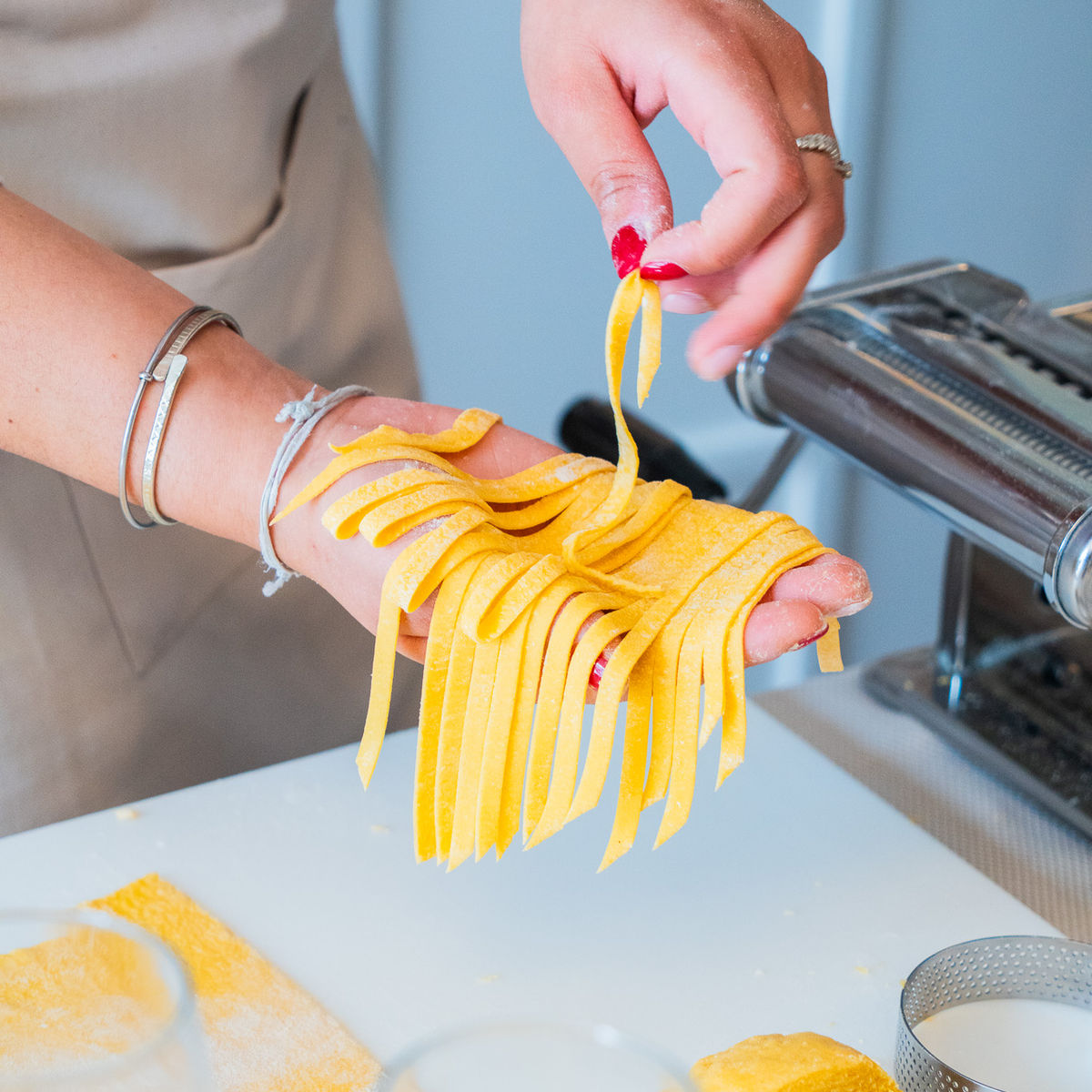 Fresh Pasta & Tiramisu Cooking Class with Gelato Tasting Experience