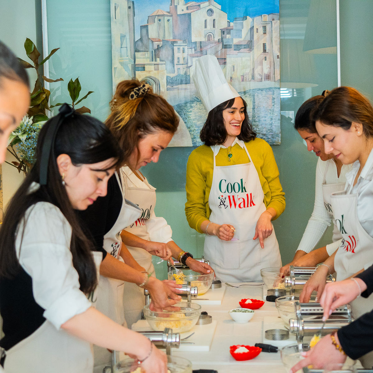 Fresh Pasta & Tiramisu Cooking Class with Gelato Tasting Experience