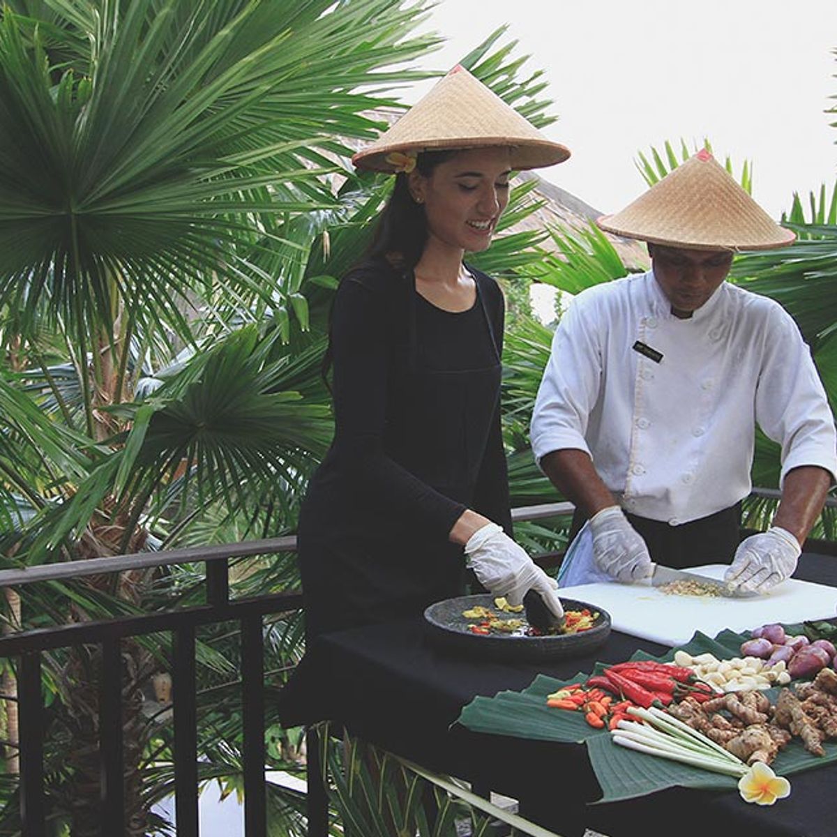 Relaxed Balinese Cooking Class at The Sankara Resort