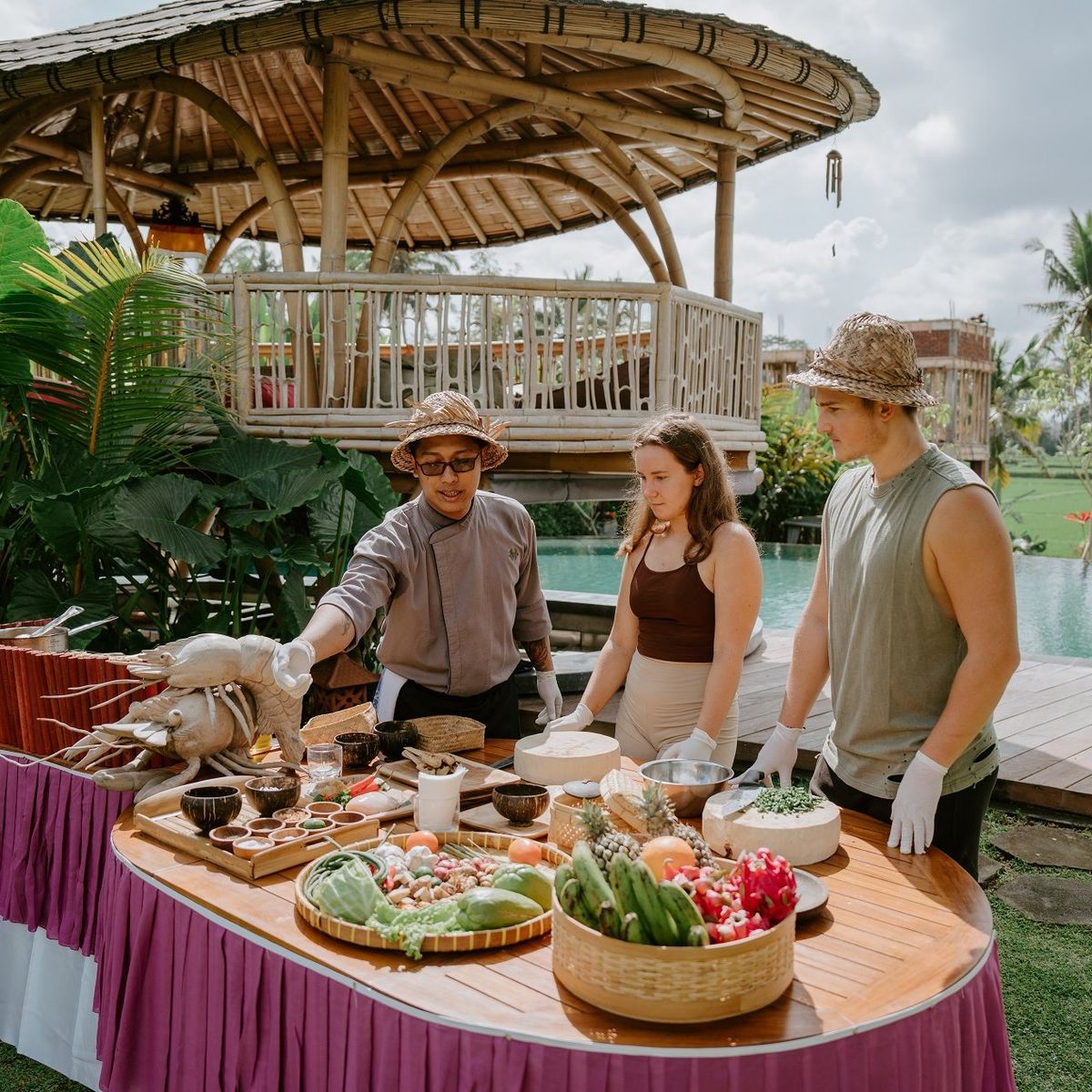Balinese Cooking Class Experience followed by Lunch