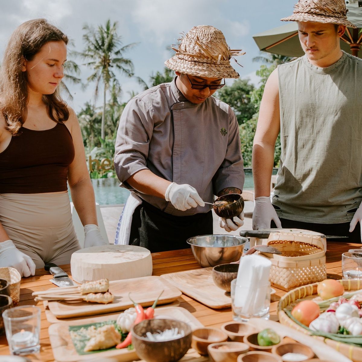 Balinese Cooking Class Experience followed by Lunch