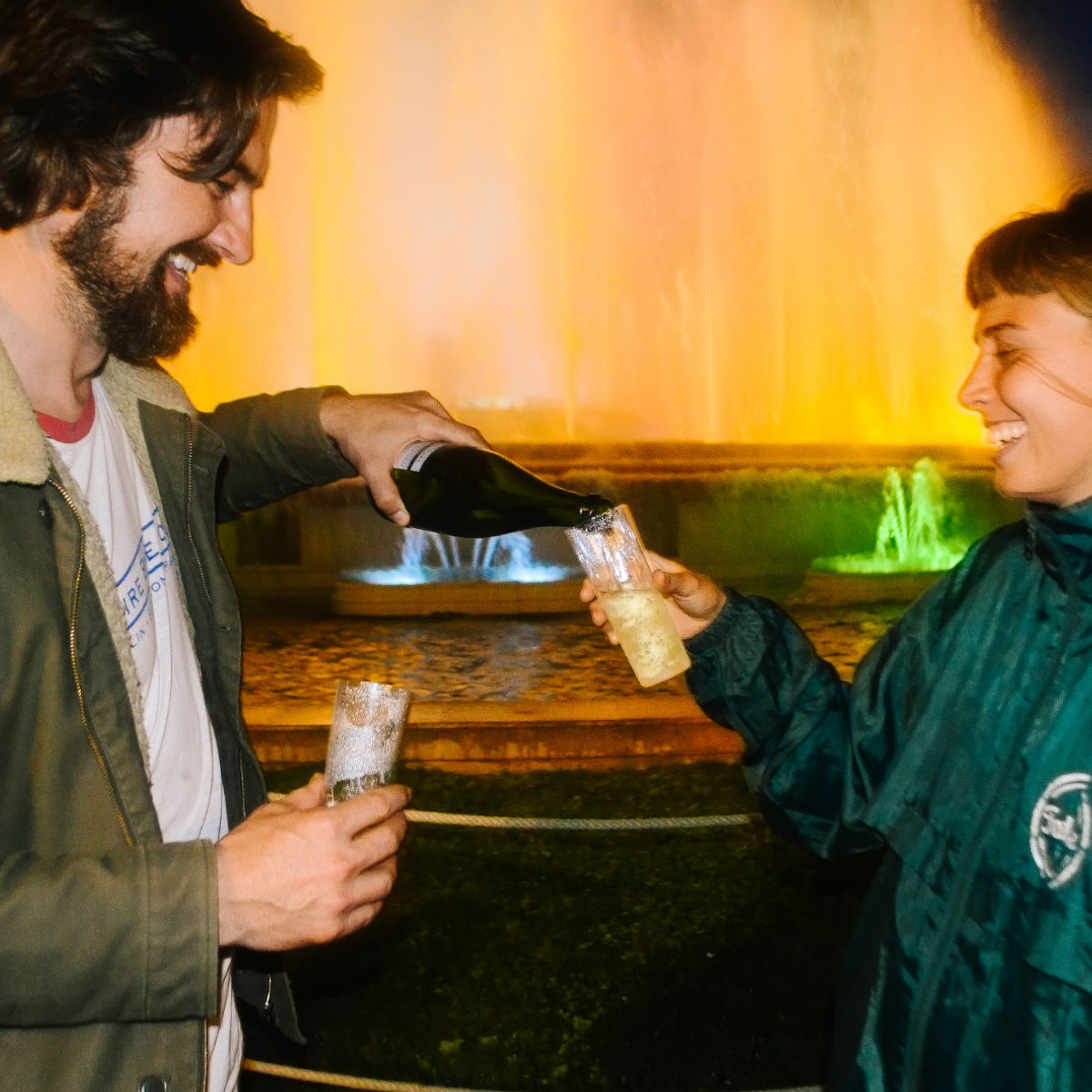Barcelona Night Bike Tour with Local Tapas and Cava Stop