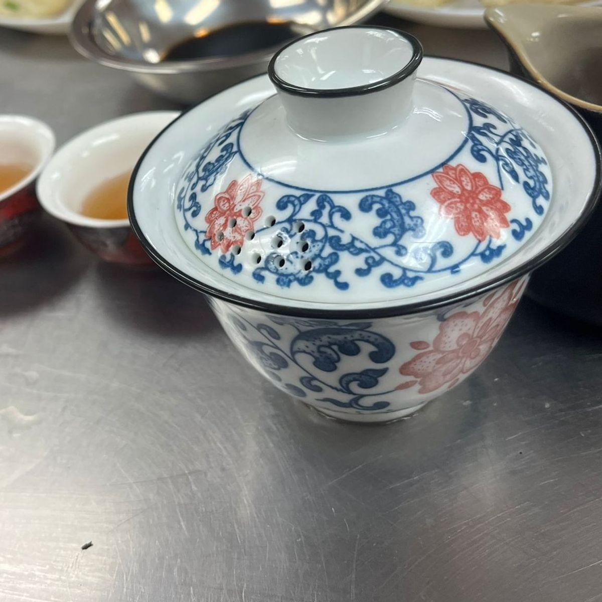 Handmade BBQ Pork Buns & Homemade Pork with Chinese Tea