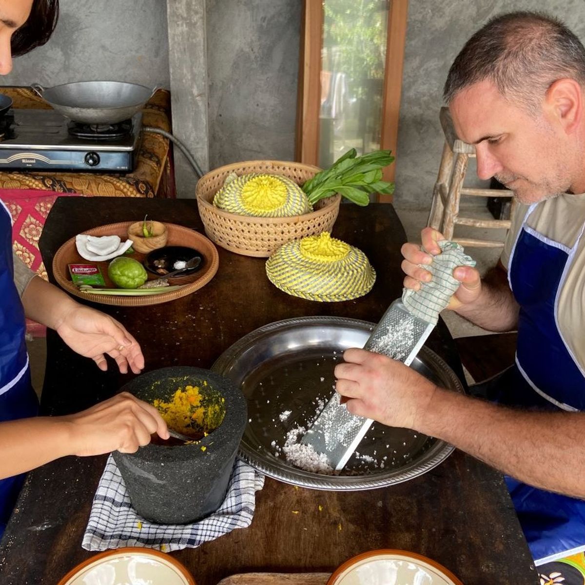 Traditional Balinese Cooking Class with a Local Family