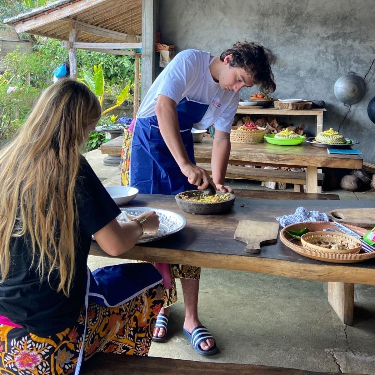 Traditional Balinese Cooking Class with a Local Family