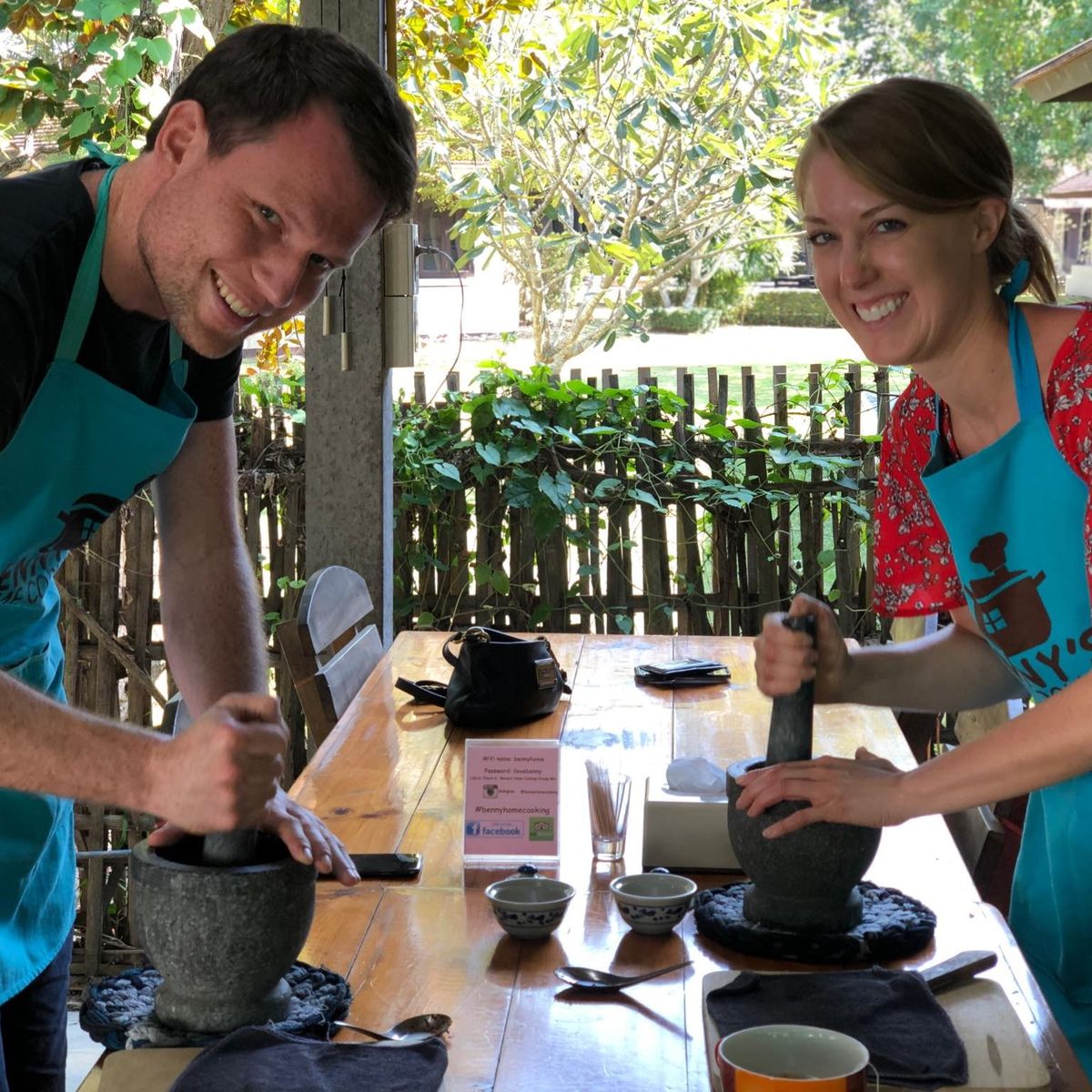 Benny's Home Cooking Class with Local Market Visit & Organic Garden Tour