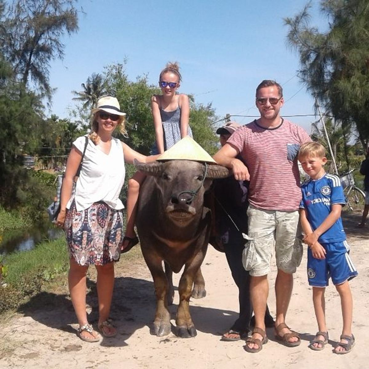 Free Transfer From Danang: Basket Boat Riding, Buffalo Riding and Cooking Class