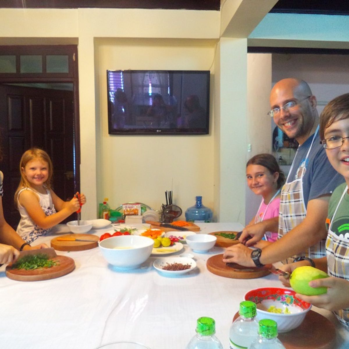 Free Transfer From Danang: Basket Boat Riding, Buffalo Riding and Cooking Class