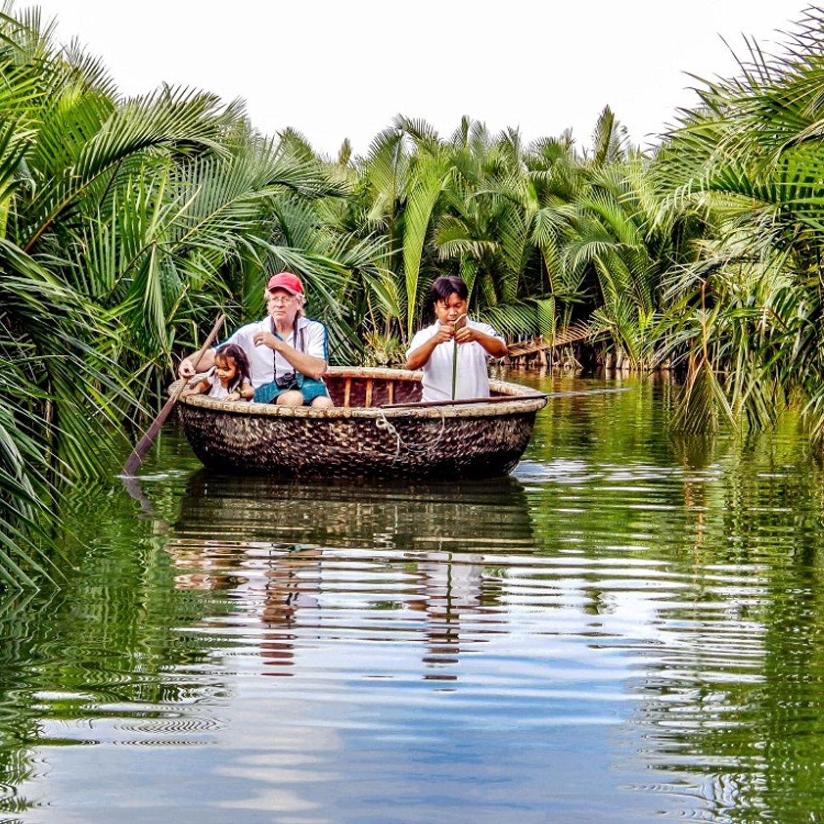 Free Transfer From Danang: Basket Boat Riding, Buffalo Riding and Cooking Class