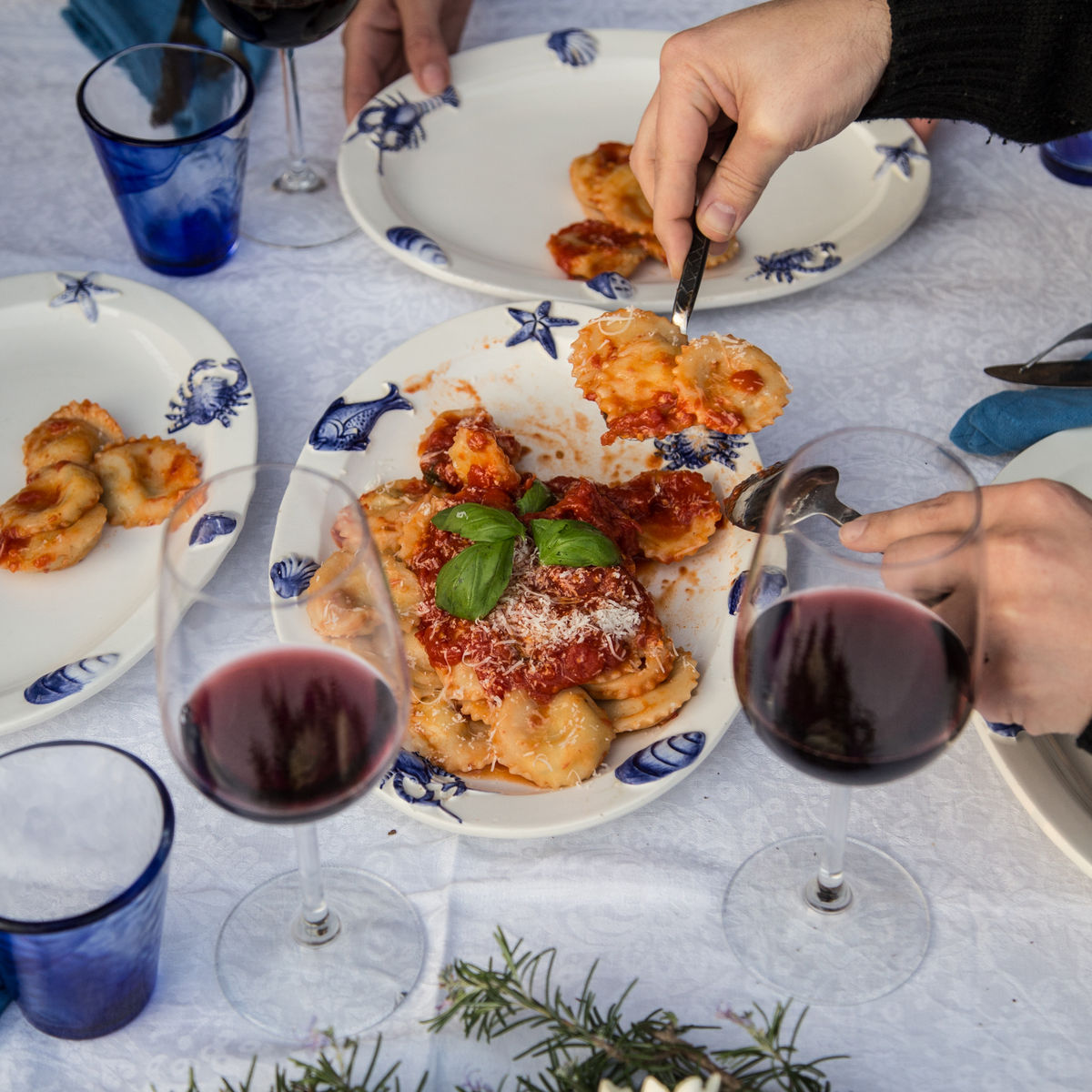 Capri's Traditional with Organic Wine Pairing