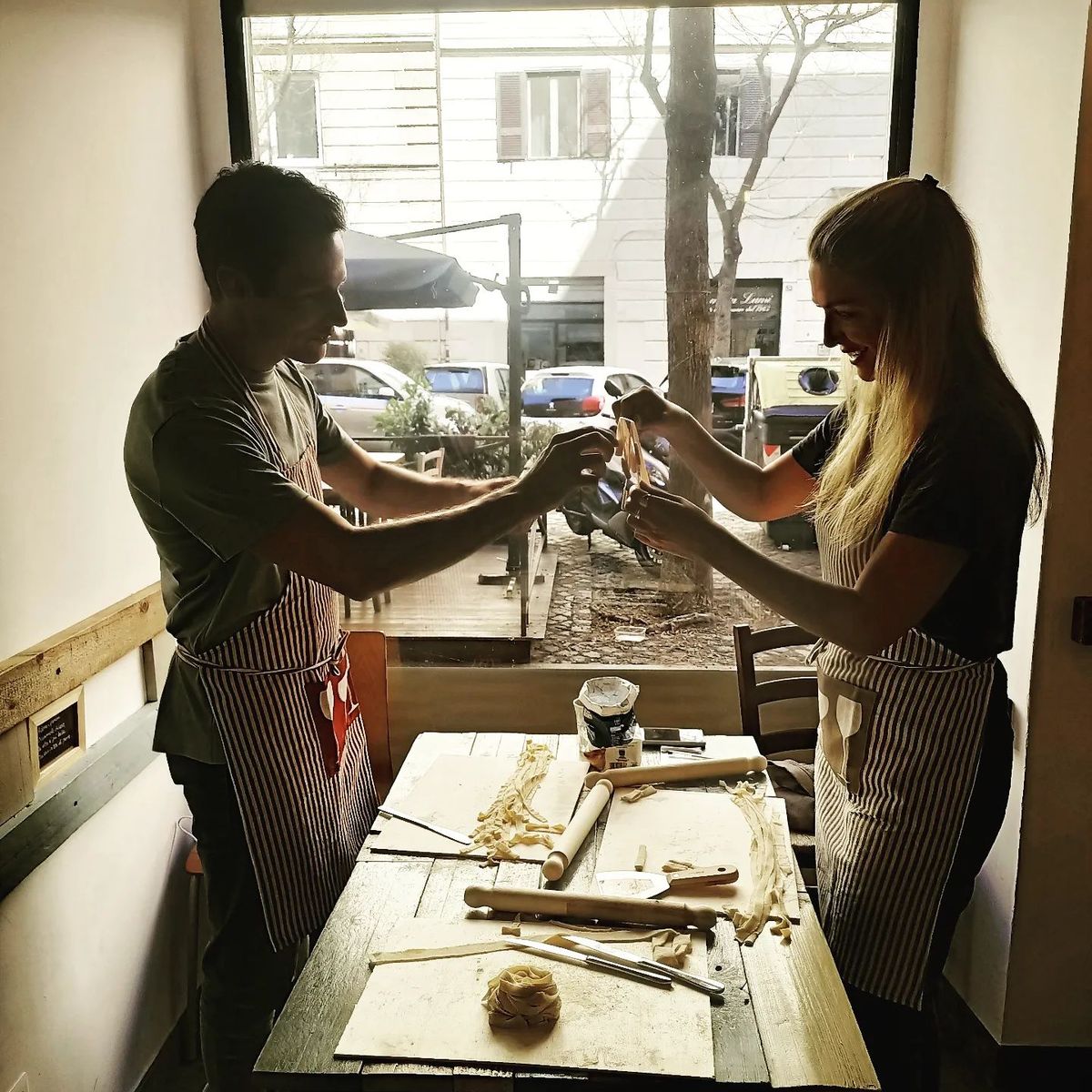Hands-on Pasta & Tiramisu Making Class in the Heart of Rome