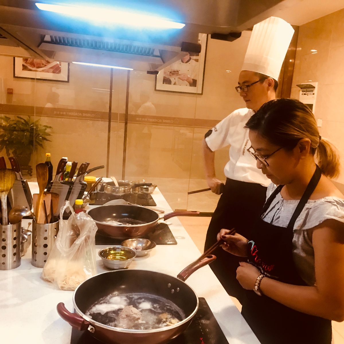 Cours de cuisine de rue à Chengdu : nouilles Dan Dan