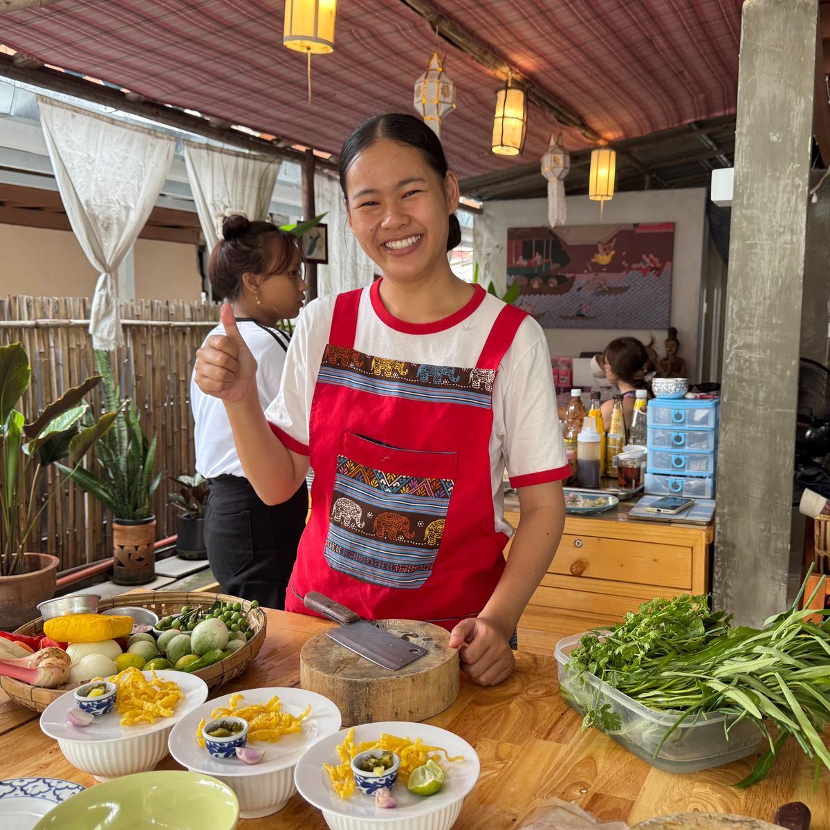 Morning Thai Home Cooking Experience in Chiang Mai with Market Tour