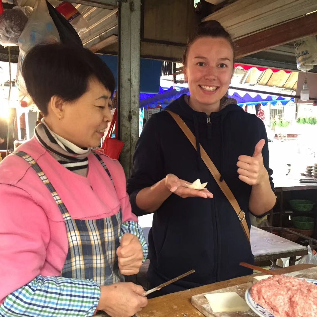 Dumpling-Making Workshop & Local Market Tour