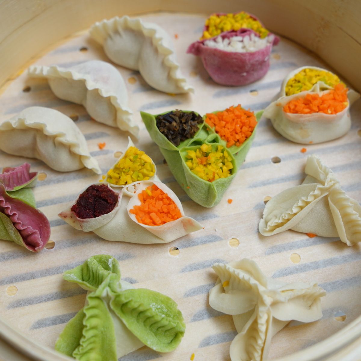 Colorful and Shaped Dumpling Cooking Class (Vegetarian and Gluten Free Optional)