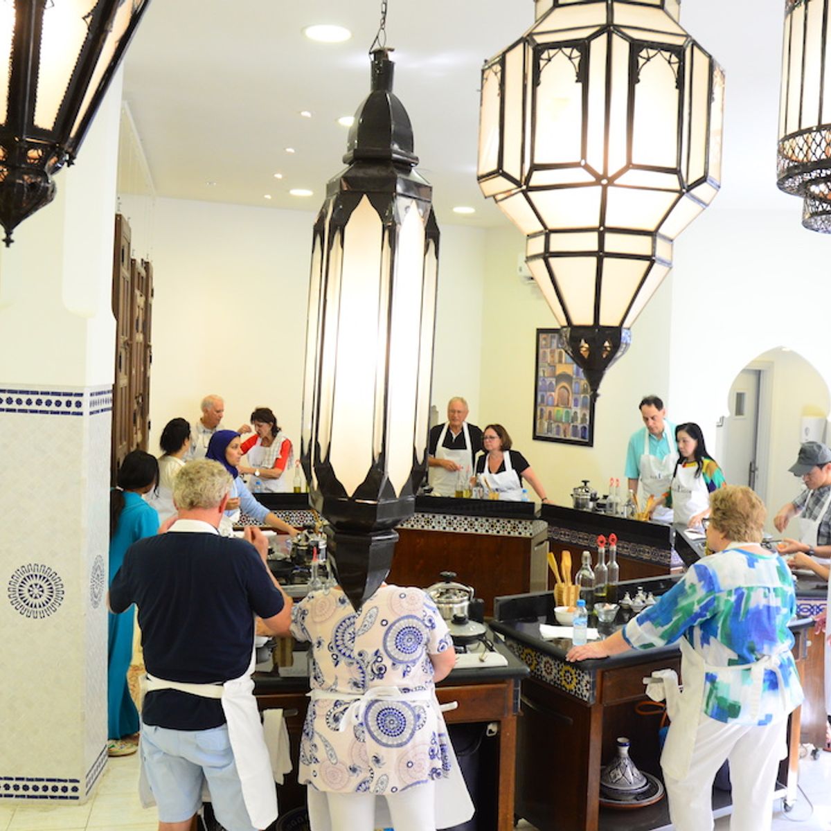 Come Enjoy Tangier Through a Blue Door Cuisine Cooking Class