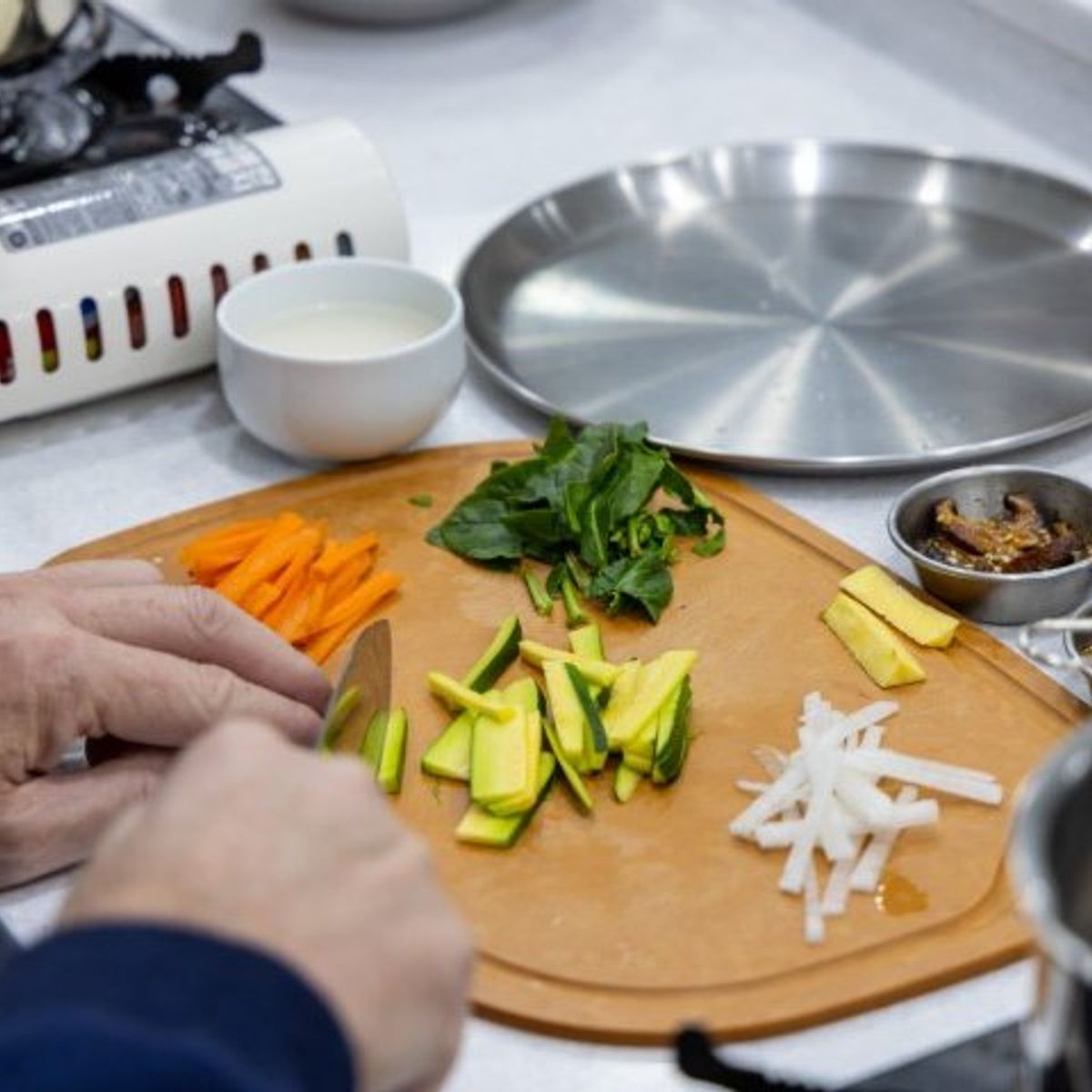 Cook 3 Korean Home-Style Dishes with Local Market Tour