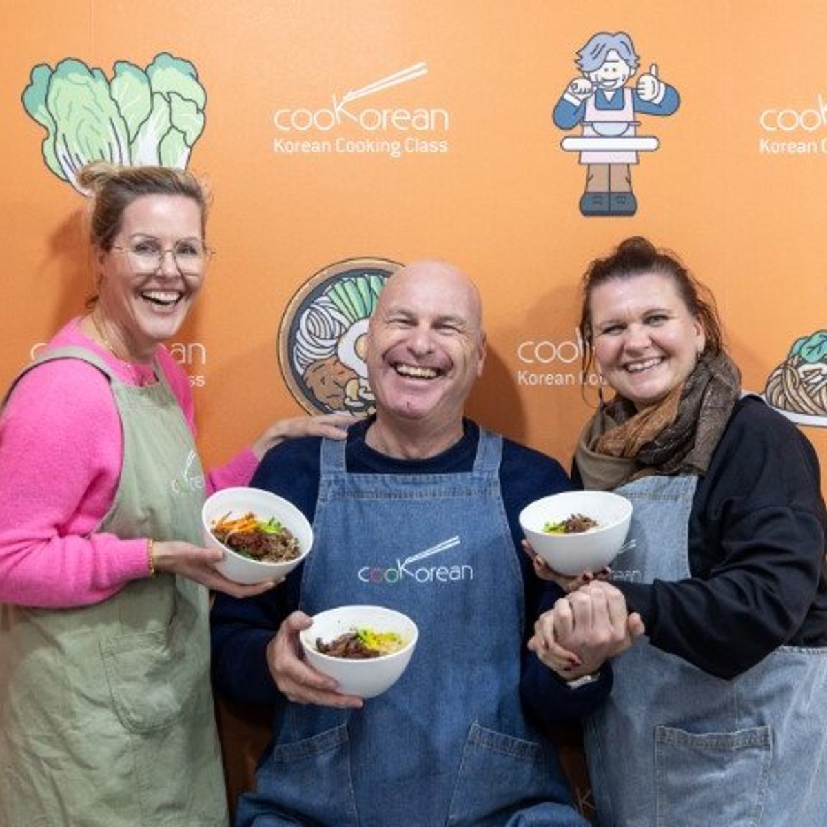 Cook 3 Korean Home-Style Dishes with Local Market Tour