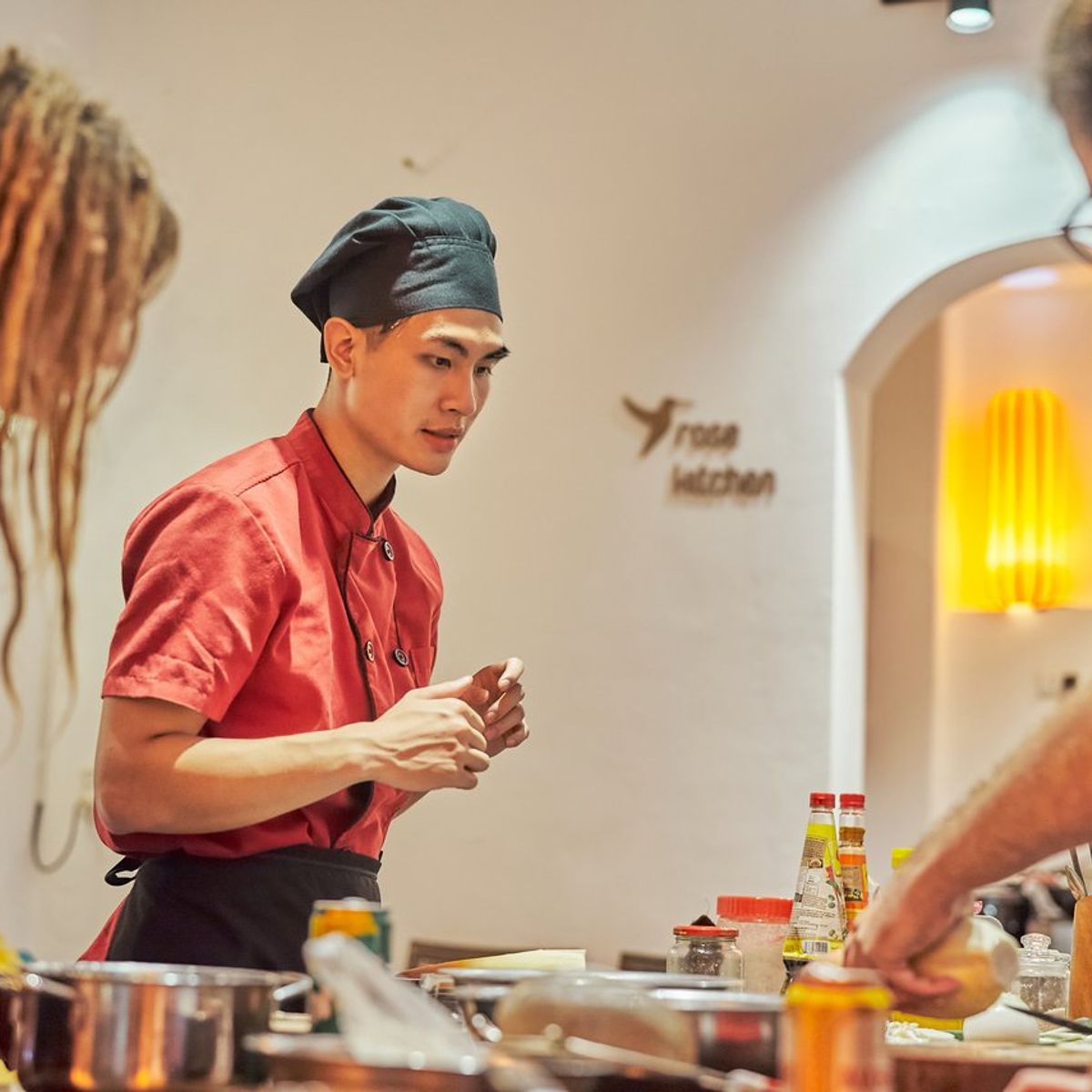 Rose Kitchen: Cook Nem Rán/Bún Chả/Phở and Free Egg or Salt Coffee