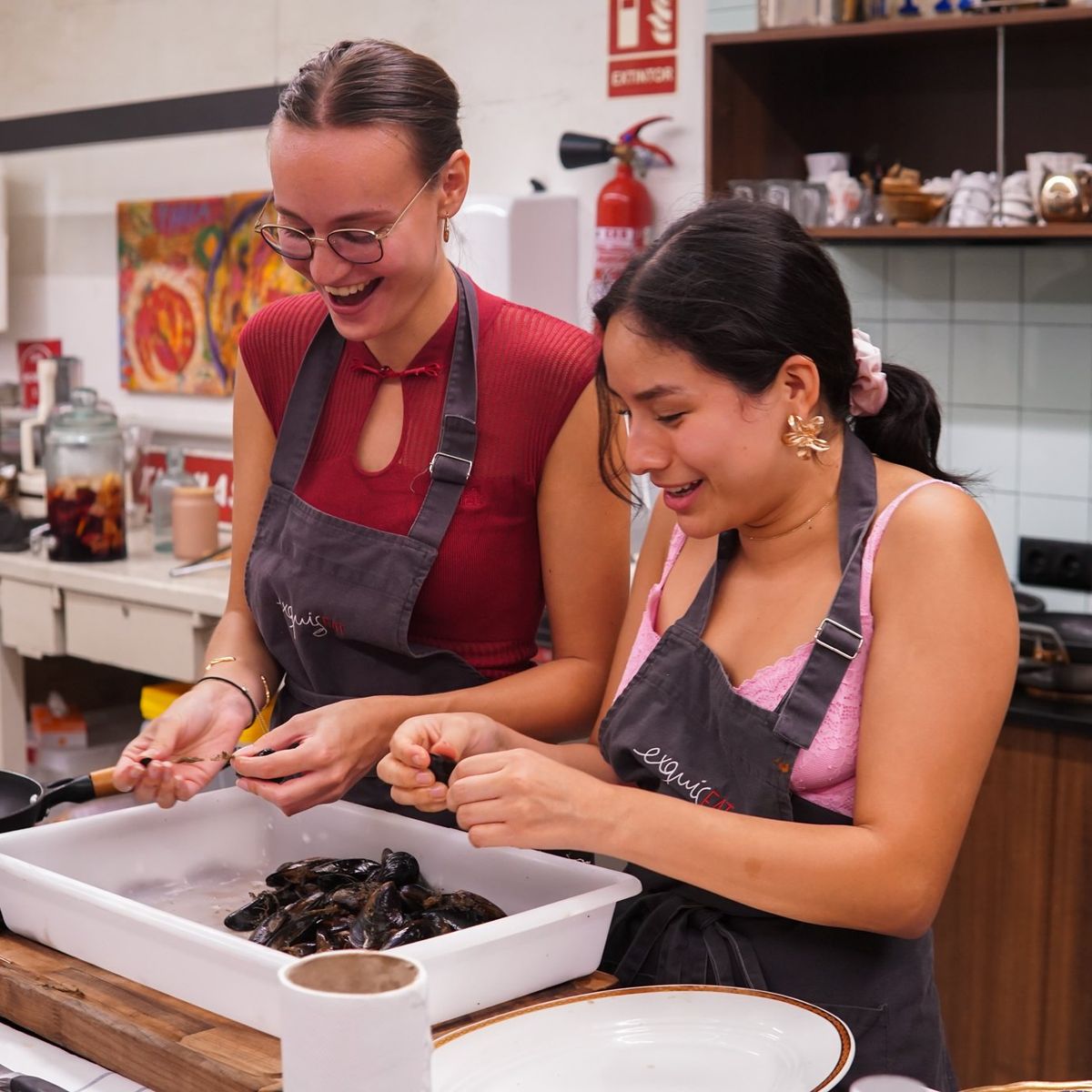 Cook Authentic Paella & Mediterranean Tapas in Barcelona