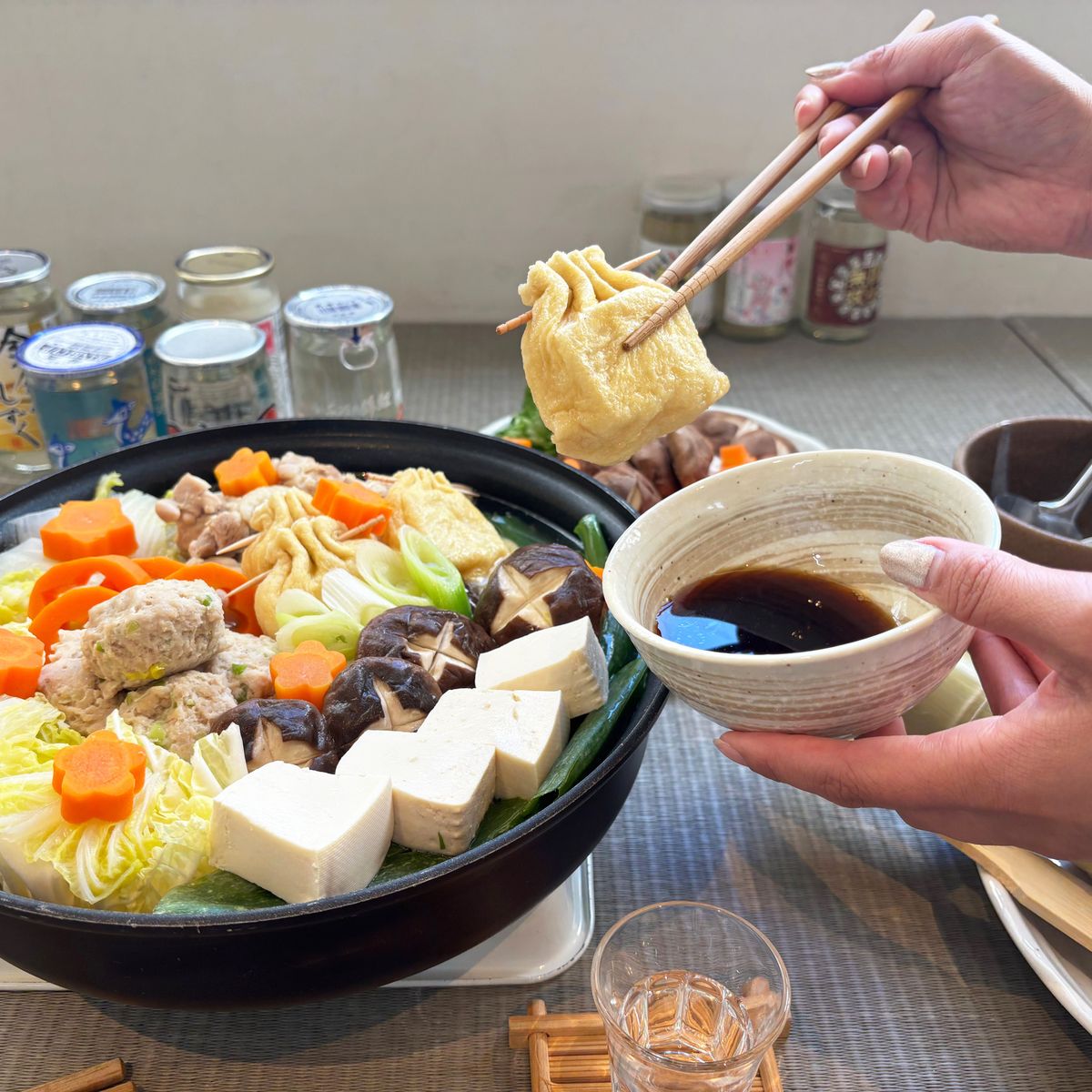 Kochen wie ein Sumo-Ringer: Chanko Nabe & Sake-Verkostung