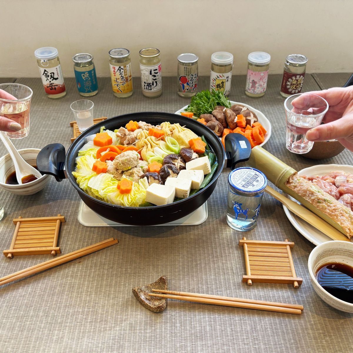 Kochen wie ein Sumo-Ringer: Chanko Nabe & Sake-Verkostung