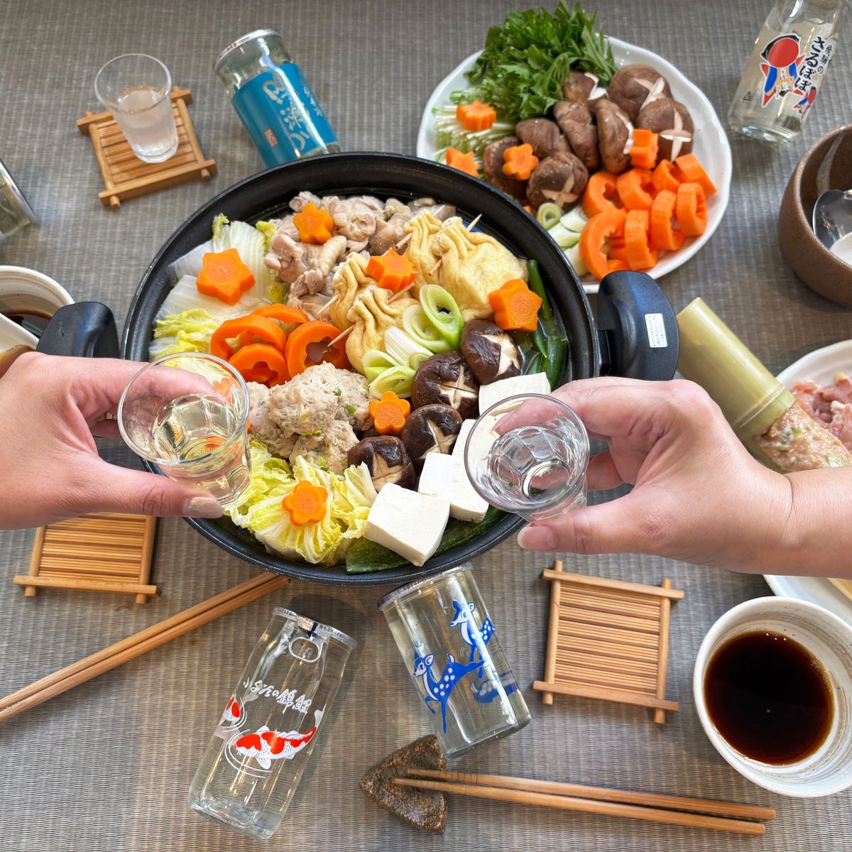 Kochen wie ein Sumo-Ringer: Chanko Nabe & Sake-Verkostung