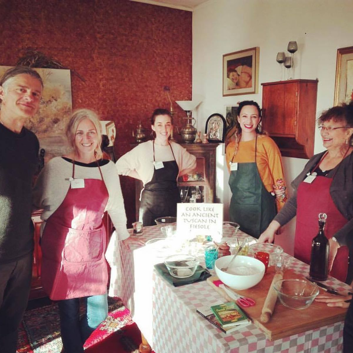 Cook Like An Ancient Tuscan at Hill Overlooking Village