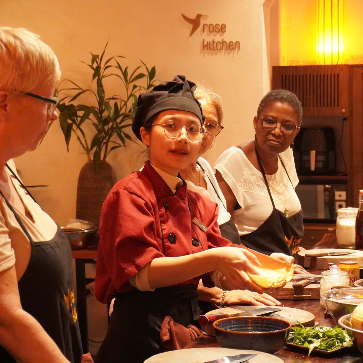 Nem Ran & Bun Cha Cooking in Hanoi Garden Villa + Free Egg Coffee