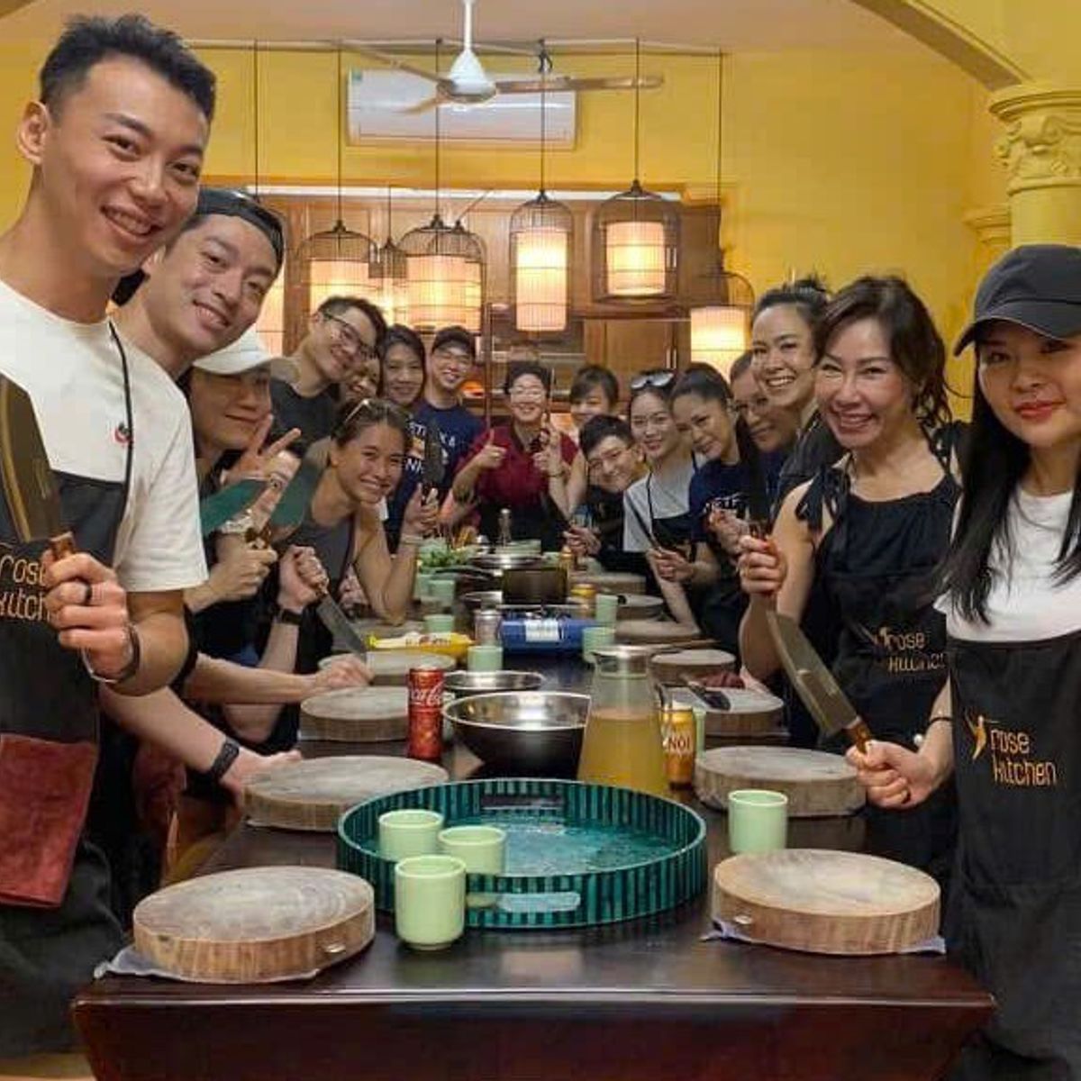 Nem Ran & Bun Cha Cooking in Hanoi Garden Villa + Free Egg Coffee